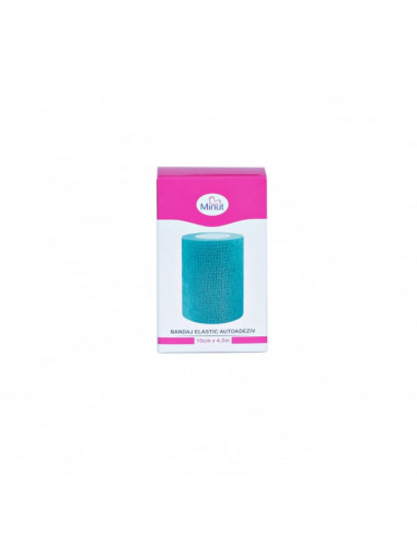 Bandaj elastic autoadeziv verde 10 cm x 4.5 m