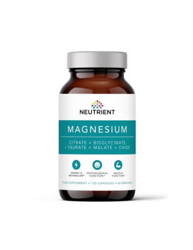 Neutrient Magnesium – Taurate, Bisglycinate, Citrate, Malate, 120 capsule