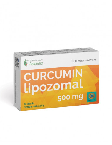 Lipozomal Curcumin 500 mg, 30 capsule