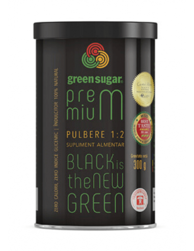 Green Sugar Premium 1:2 pulbere, 300 g