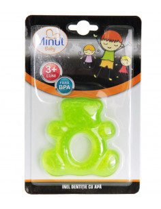 Inel dentiție cu apă, 1 buc – Minut Baby