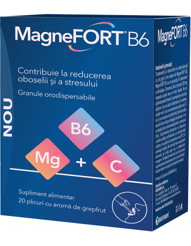 Magnefort B6, 20 plicuri