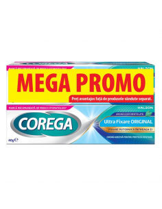 Corega Ultra Fixare Original — duo pack 2 × 40 g