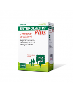 Enterolactis Plus 3 g – 10 plicuri (supliment probiotic)