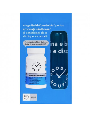 Build Your Joints Good Routine – 30 capsule + sticlă (pachet)