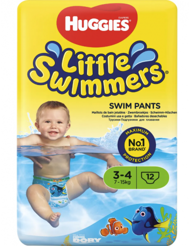 Huggies scutece pt inot little swimmers nr. 3-4 x 12buc
