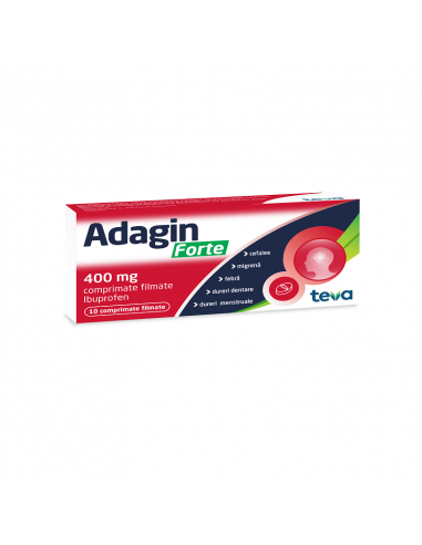 Adagin Forte 400 mg – 10 comprimate filmate