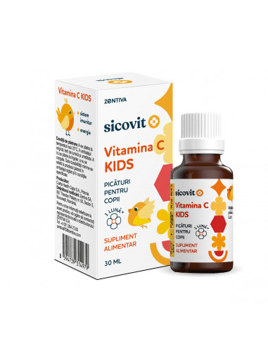 Sicovit Vitamina C Kids picături pentru copii 30 ml