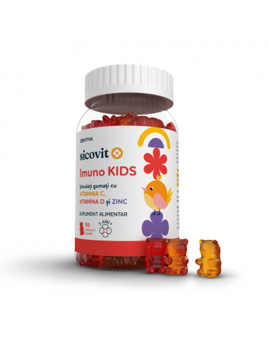 Sicovit Imuno Kids – 50 ursuleți gumați