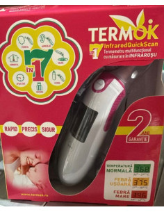 Term OK 7-în-1 – termometru infraroșu frunte & ureche