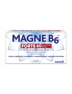 Magne B6 Forte 100 mg / 10 mg – 3 bl x 20 cpr filmate