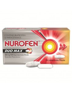 Nurofen Duo Max 200 mg / 500 mg – 24 comprimate filmate