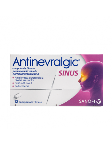 Antinevralgic Sinus – 12 comprimate filmate