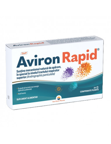 Aviron Rapid – 24 comprimate filmate, Sun Wave Pharma