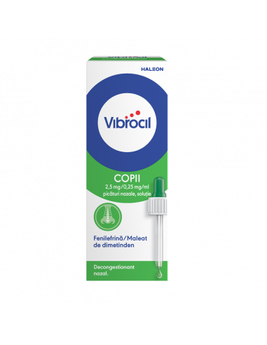 Vibrocil 2,5/0,25 mg/ml picături nazale – soluție 15 ml