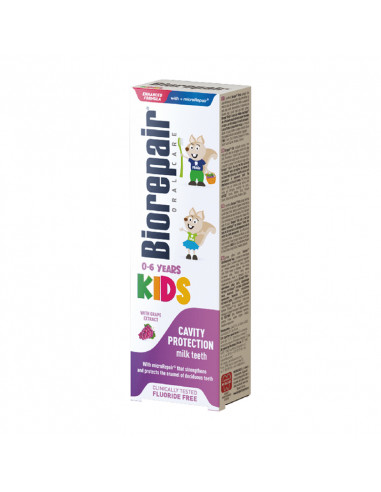 Biorepair Junior 0-6 ani struguri, pastă de dinți 50 ml