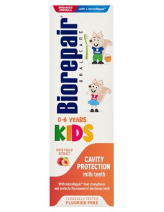 Biorepair Junior 0-6 ani caise, pastă de dinți 50 ml