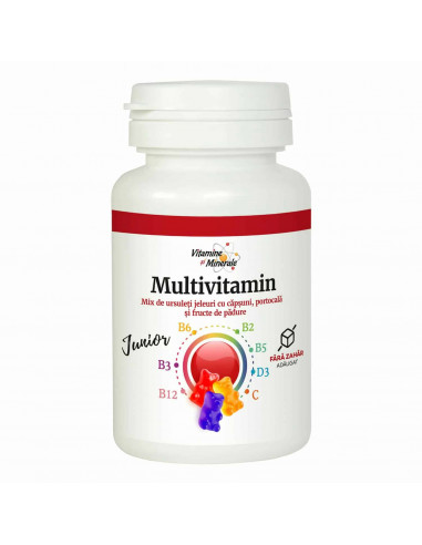 Multivitamin Junior Ursuleți cu fructe x 20 jeleuri