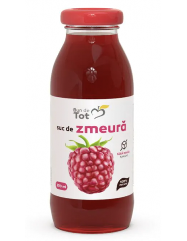 Suc de zmeură “Bun de Tot” 300 ml