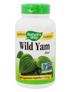 Nature’s Way Wild Yam Root 425 mg – 100 capsule vegetale