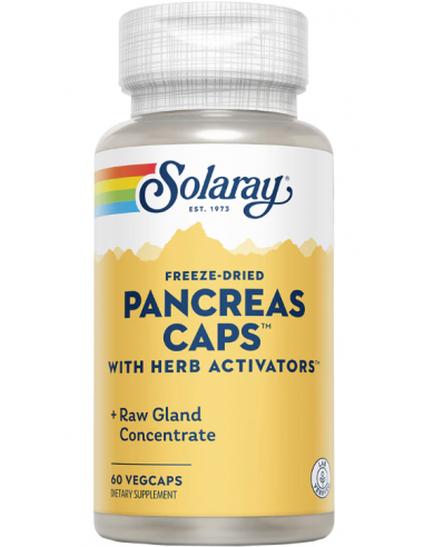 Solaray Pancreas Caps – 60 capsule vegetale