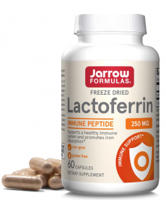 Jarrow Formulas Lactoferrin (Freeze-Dried) – 250 mg, 60...
