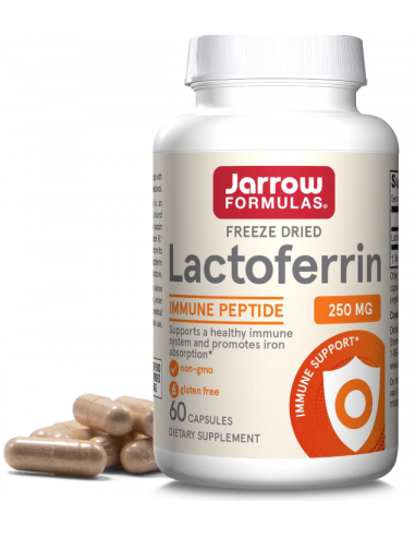 Jarrow Formulas Lactoferrin (Freeze-Dried) – 250 mg, 60 capsule