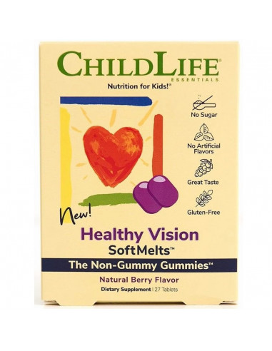 ChildLife Healthy Vision SoftMelts – 27 tablete (Natural Berry)