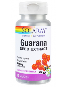 Solaray Guarana Seed Extract 200 mg – 60 capsule vegetale