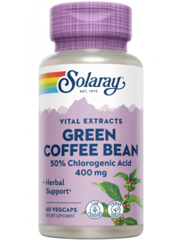 Solaray Green Coffee Bean Extract 400 mg – 60 capsule vegetale