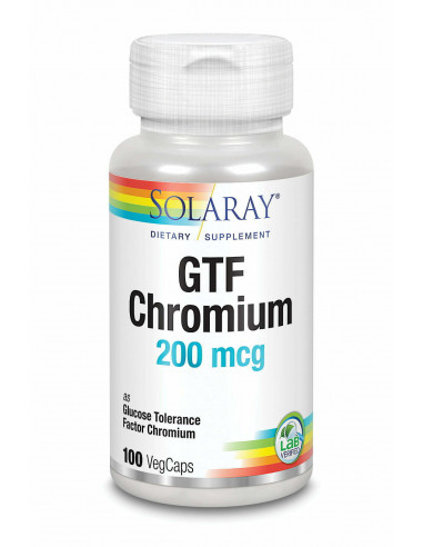 Solaray GTF Chromium 200 µg – 100 capsule vegetale