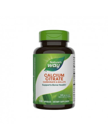 Nature’s Way Calcium Citrate (Carbonate & Malate) 500 mg – 100 capsule