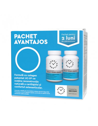 Pachet Build Your Joints – Good Routine, 30 capsule + 30 capsule