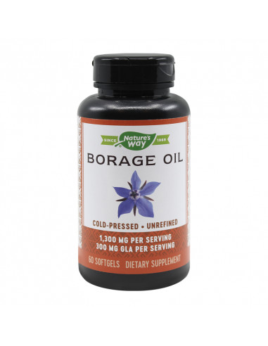 Nature’s Way Borage Oil 1.300 mg – 60 softgels