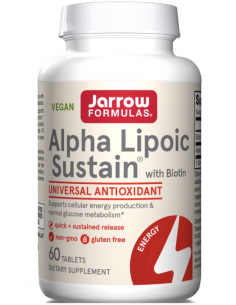 Jarrow Alpha Lipoic Sustain with Biotin 300 mg – 60 tablete