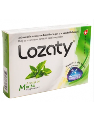 Lozaty cu aromă de mentă – 24 lozuri (2 × 12)