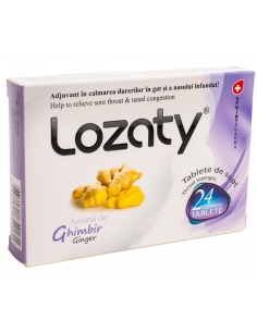 Lozaty aromă de ghimbir – 24 lozuri (2×12)