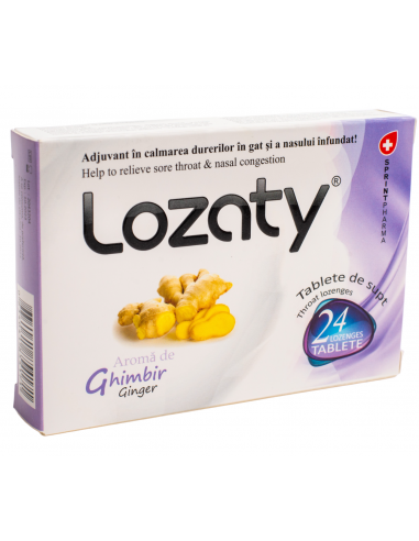 Lozaty aromă de ghimbir – 24 lozuri (2×12)
