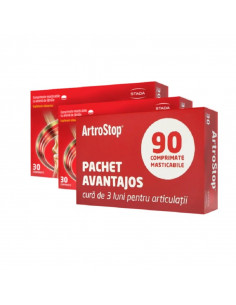 Artrostop 3 × 30 comprimate (pachet avantajos)