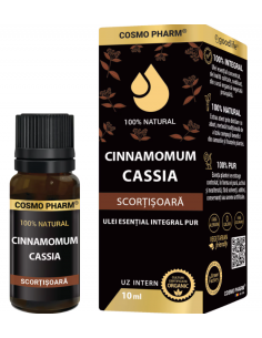 Ulei esențial integral 100% Cinnamomum cassia 10 ml