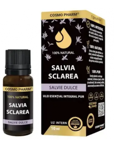 Ulei esențial Salvie Dulce (Salvia sclarea) 10 ml