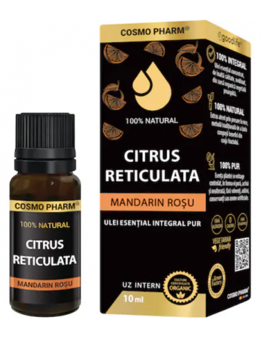 Ulei esențial de Mandarin Roșu 10 ml
