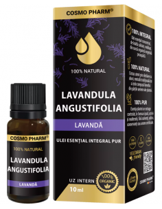 Ulei esențial integral pur de Lavandă 10 ml
