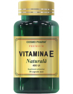 Vitamina E Naturală 400 UI – 30 capsule moi