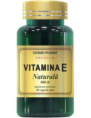Vitamina E Naturală 400 UI – 30 capsule moi