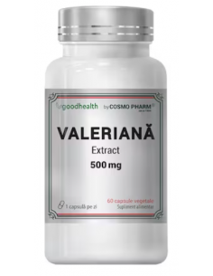 Valeriana Extract 500 mg – 60 capsule vegetale