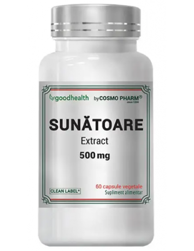 Sunătoare Extract 500 mg – 60 capsule vegetale