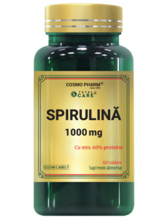 Spirulina 1000 mg, 60 tablete (Cosmopharm)