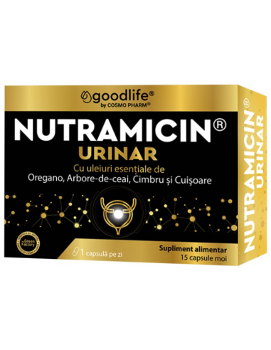 Nutramicin Urinar – 15 capsule moi