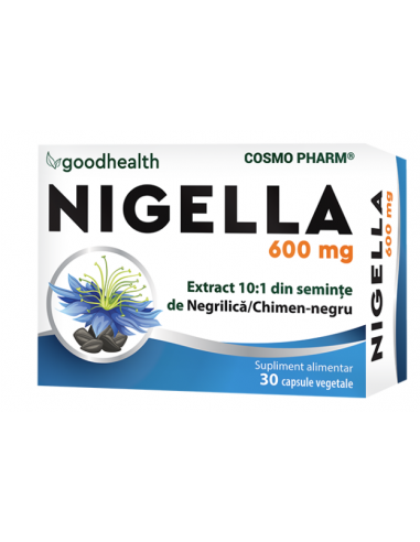 Nigella Sativa 600 mg – 30 capsule vegetale